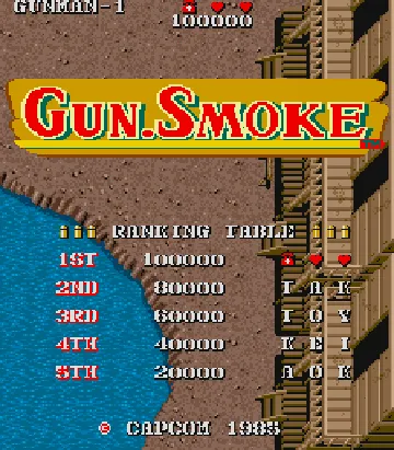 Gun.Smoke (World) screen shot title